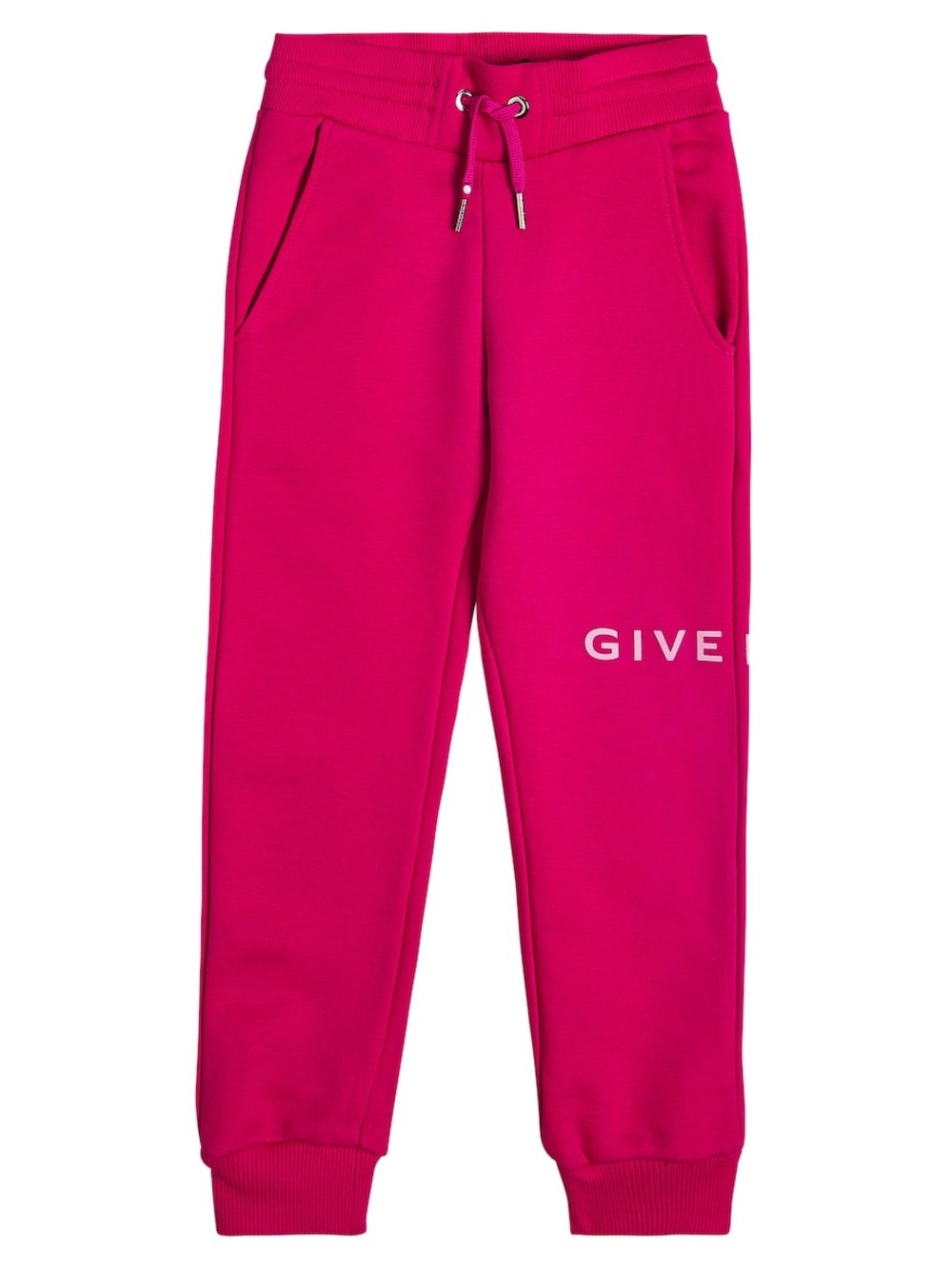 Givenchy Kids Hot Pink Logo cotton-blend sweatpants